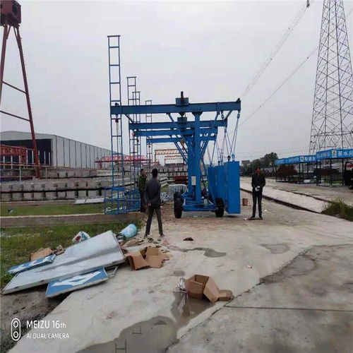 桥面排水管安装车桥梁设备加工定制,防撞墙施工台车